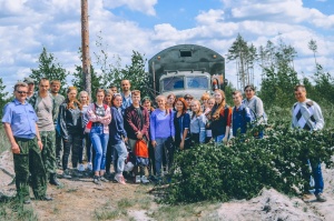 Осветление лесных культур