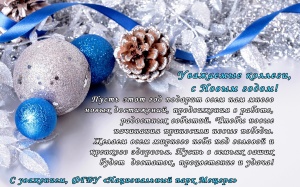 Коллектив Национального парка "Мещера" поздравляет с Новым Годом!