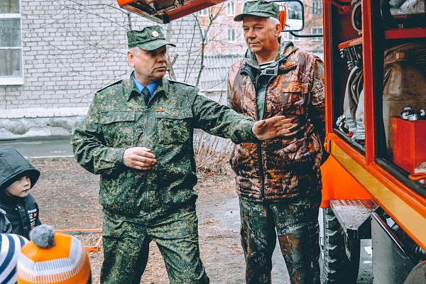 Противопожарная лекция для малышей
