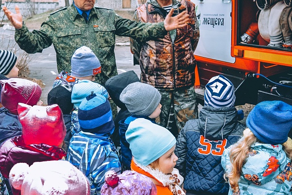 Противопожарная лекция для малышей