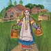   Народные костюмы в творчестве детей