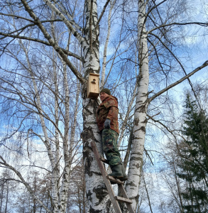 1 апреля в Национальном парке «Мещёрский» прошло мероприятие «Птичьи домики!», посвящённое Международному дню птиц.