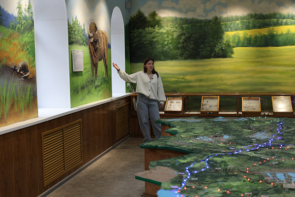 Юные креативщики посетили визит-центр национального парка «Мещера»