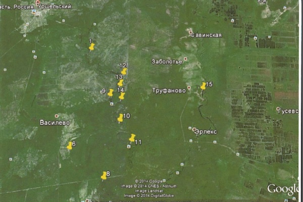 Карты рыболовных стоянок ФГБУ Национальный парк Мещера 3