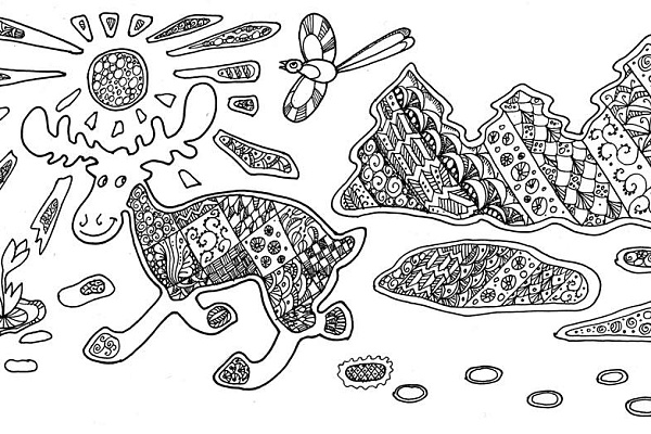 Авторские раскраски от парка "Мещёра"