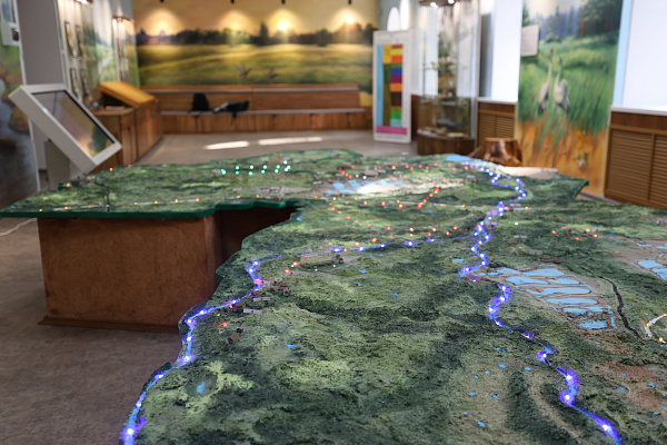 Юные креативщики посетили визит-центр национального парка «Мещера»