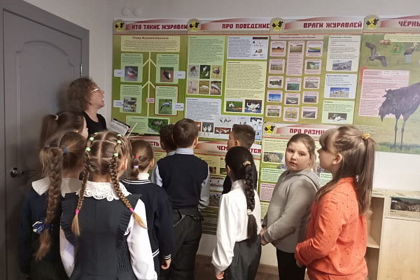 «Танец надежды»: Выставка о журавлях в Спас-Клепиках!