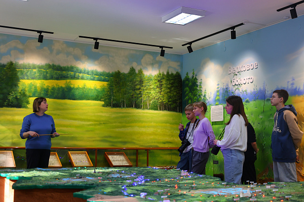 Юные креативщики посетили визит-центр национального парка «Мещера»