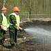 Тренировка по тушению лесного пожара