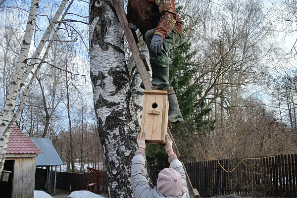 1 апреля в Национальном парке «Мещёрский» прошло мероприятие «Птичьи домики!», посвящённое Международному дню птиц.